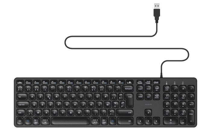 BlueBuilt Bedraad Toetsenbord AZERTY Main Image