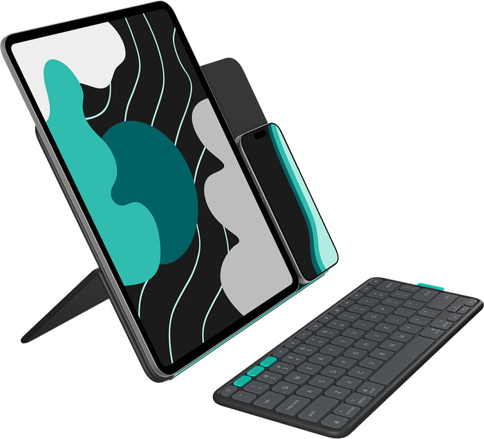 Logitech Flip Folio iPad Pro (2024)/iPad Air (2025) 13 inches Keyboard Cover QWERTY left side