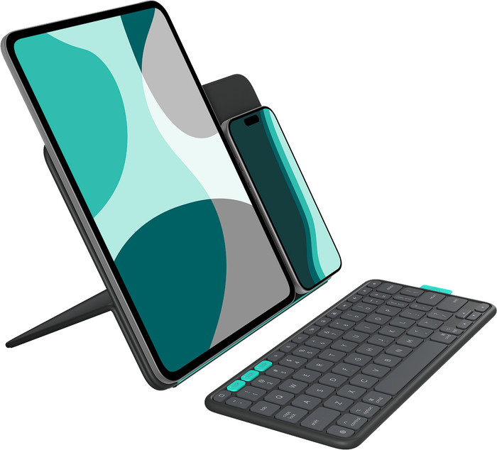 Logitech Flip Folio iPad Pro (2024)/iPad Air (2025) 11 inches Keyboard Cover QWERTY left side