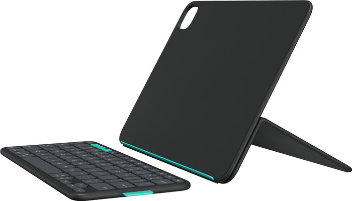 Logitech Flip Folio iPad Pro (2024)/iPad Air (2025) 11 inches Keyboard Cover QWERTY right side