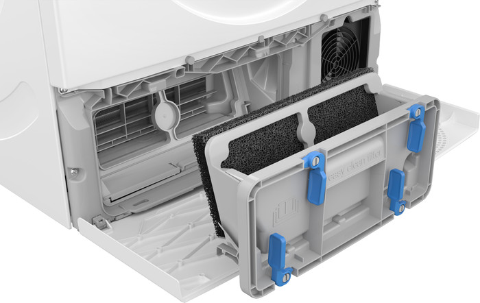 Siemens WM14N208NL + Siemens WT45H20ONL detail