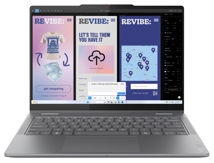 Lenovo Yoga 7 2-in-1 OLED Copilot+ PC 14ILL10 83JQ007TMH voorkant