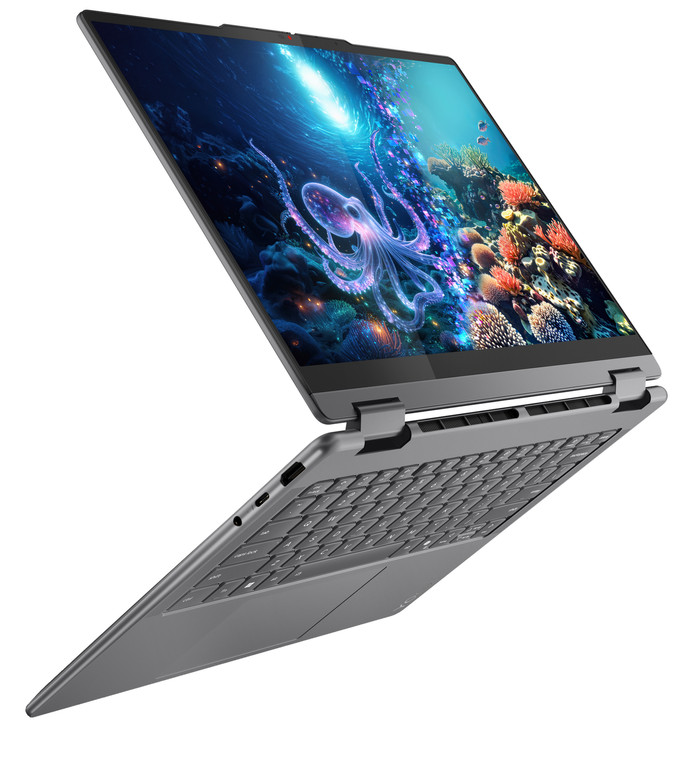 Lenovo Yoga 7 2-in-1 OLED Copilot+ PC 14ILL10 83JQ007TMH linkerkant