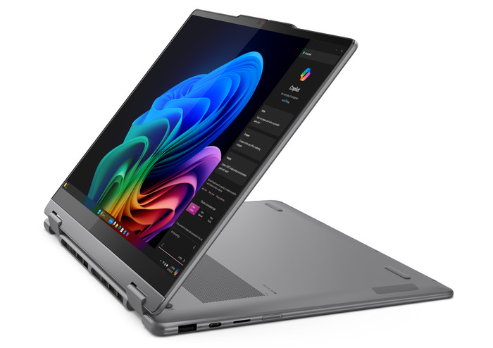 Lenovo Yoga 7 2-in-1 OLED Copilot+ PC 14ILL10 83JQ007TMH rechterkant