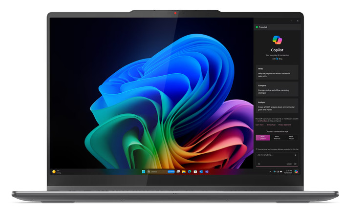 Lenovo Yoga 7 2-in-1 OLED Copilot+ PC 14ILL10 83JQ007TMH voorkant