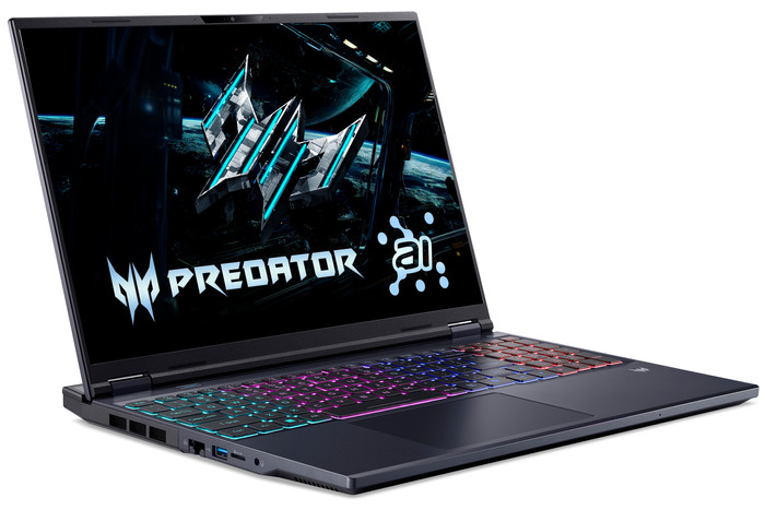Acer Predator Helios Neo 16 AI PHN16-73-927F linkerkant