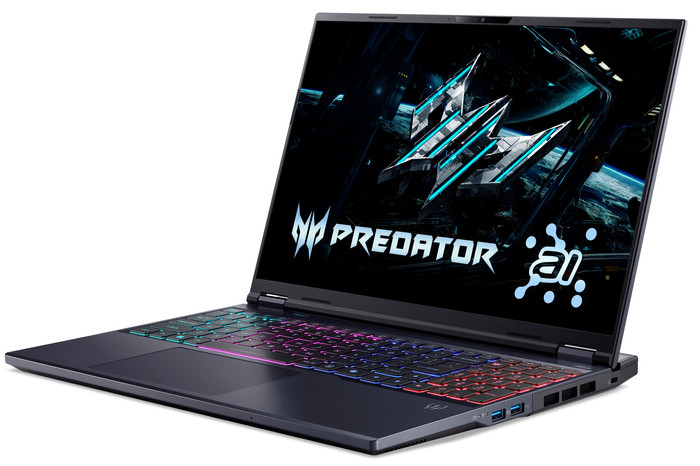 Acer Predator Helios Neo 16 AI PHN16-73-927F rechterkant