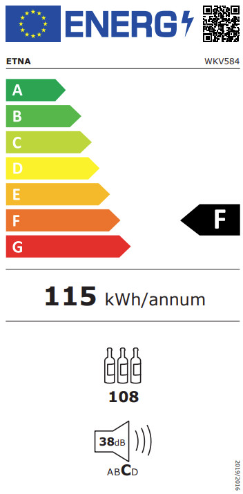 ETNA WKV584 energielabel