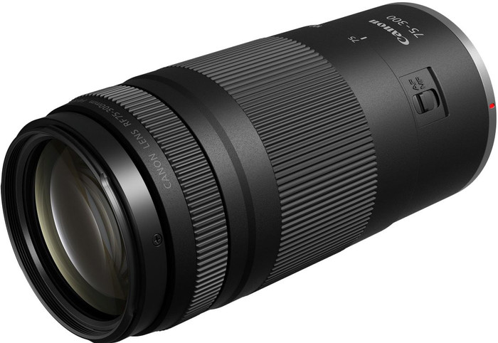 Canon RF 75-300mm f/4-5.6 linke seite