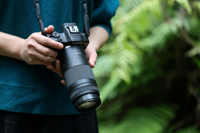 Canon RF 75-300mm f/4-5.6 produkt in gebrauch