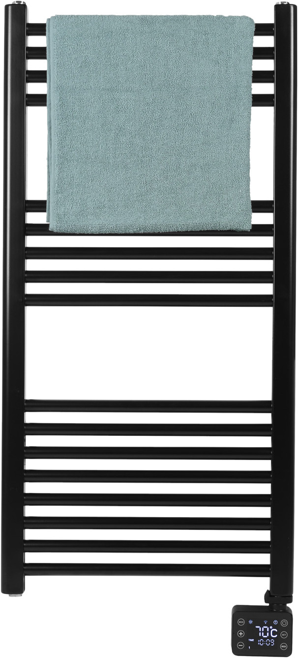 Eurom Sani Badkamer Radiator 800 Wifi Zwart product in gebruik