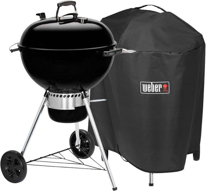 Weber Master Touch GBS E-5750 57 cm Zwart + Weber Premium Hoes 57 centimeter Main Image