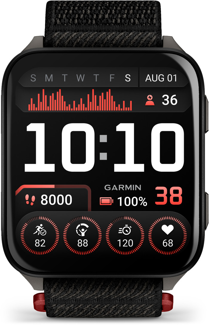 Garmin Venu X1 Zwart voorkant