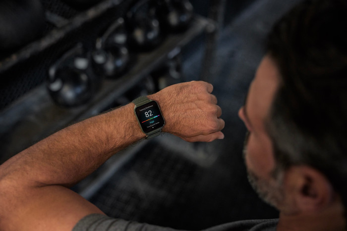 Garmin Venu X1 Groen product in gebruik