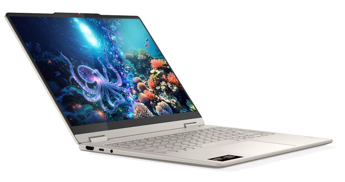 Lenovo Yoga 7 OLED Copilot+ PC 2-in-1 14AKP10 83JR005RMH linkerkant