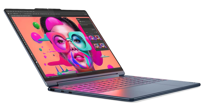 Lenovo Yoga 9 2-in-1 OLED Copilot+ PC 14ILL10 83LC004BMH linkerkant