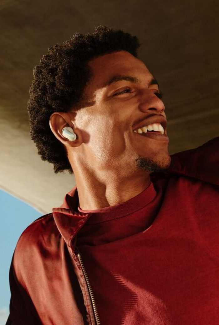 Bose QuietComfort Ultra Earbuds (2nd gen) White product in use