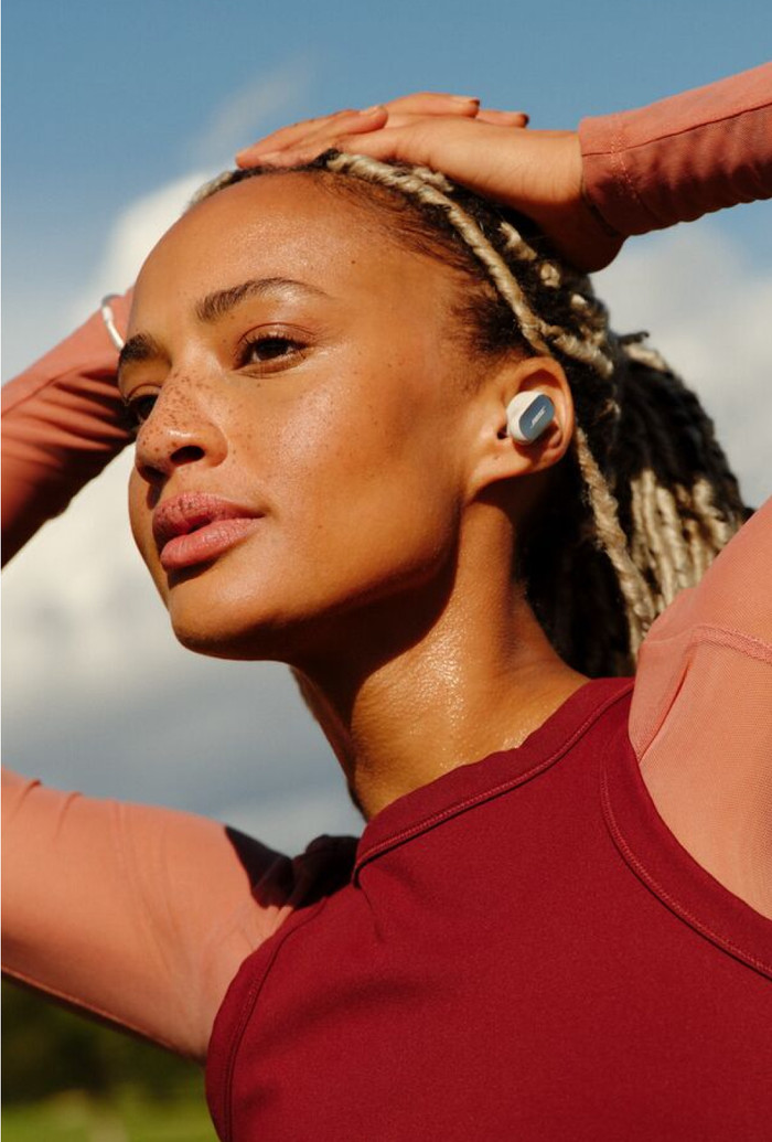 Bose QuietComfort Ultra Earbuds (2nd gen) White product in use