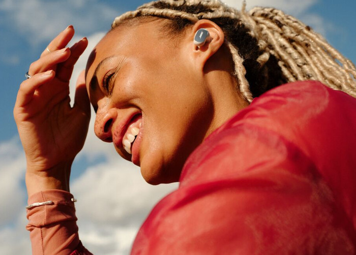 Bose QuietComfort Ultra Earbuds (2nd gen) White product in use