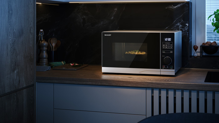 Sharp YCPS234AES product in gebruik