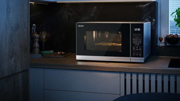 Sharp YCPC322AES product in use