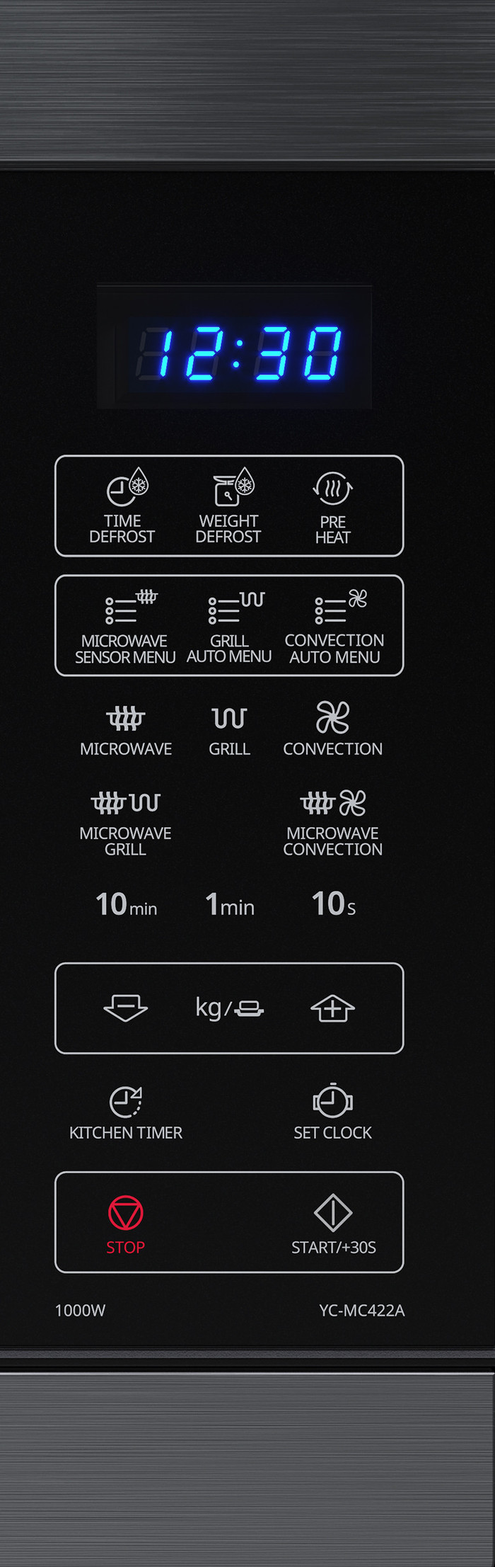 Sharp YCMC422AESB detail