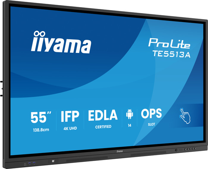 iiyama ProLite TE5513A-B1AG left side