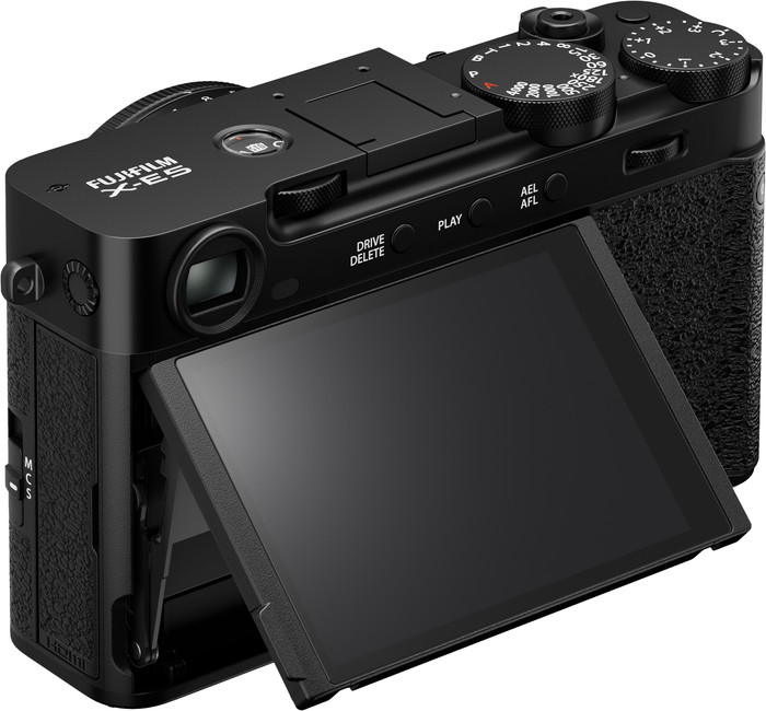 Fujifilm X-E5 Body Zwart achterkant