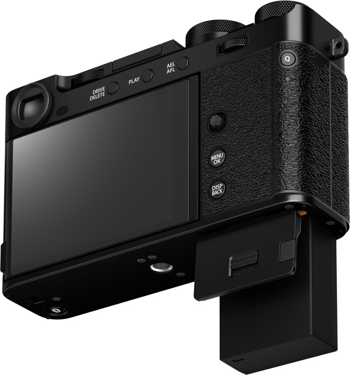 Fujifilm X-E5 Body Zwart achterkant