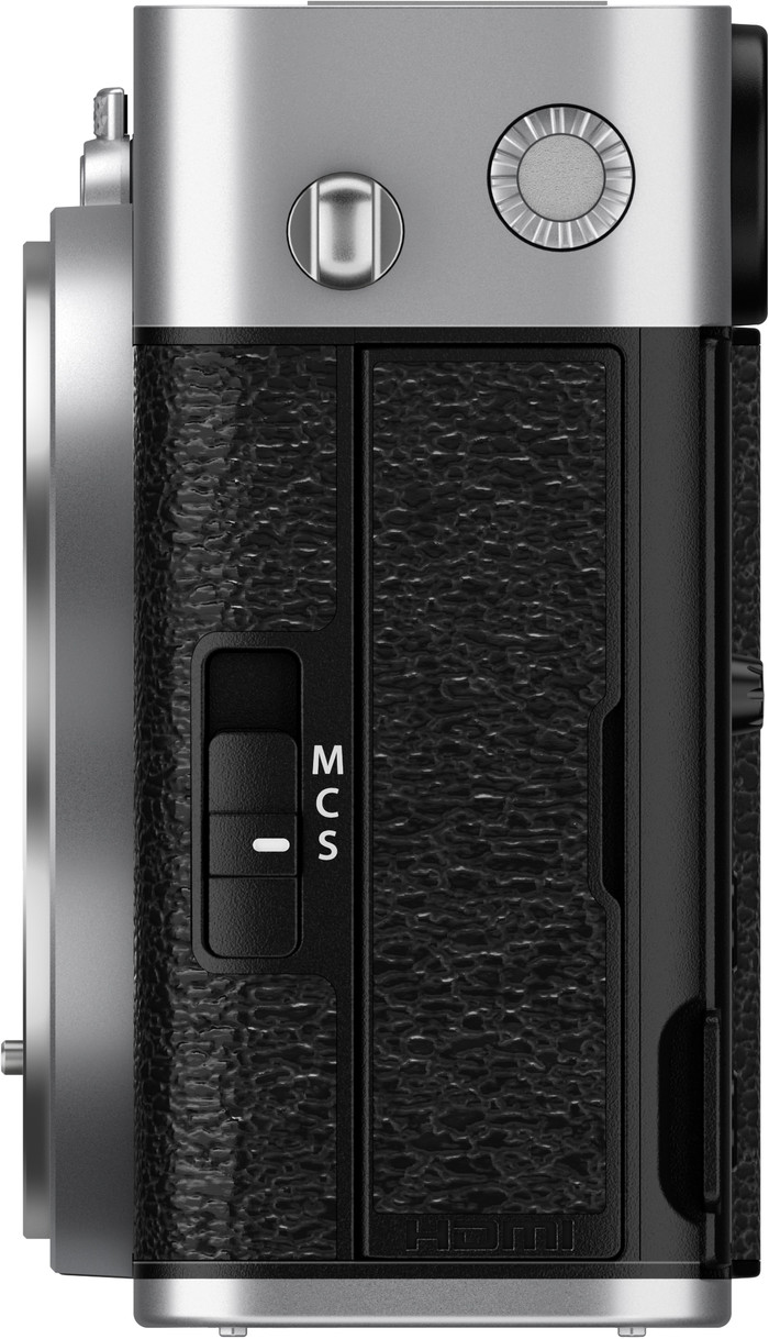 Fujifilm X-E5 Body Zilver rechterkant