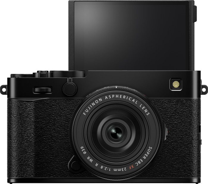 Fujifilm X-E5 Black + 23mm f/2.8 front