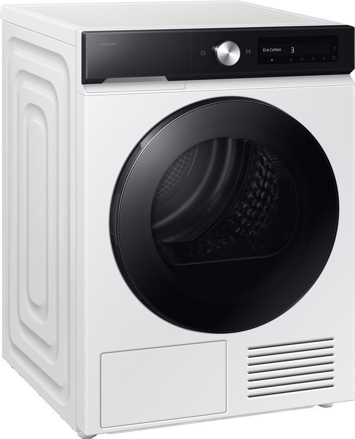 Samsung WW90DB7U94GE AI Wash + Samsung DV90DB7845GEU3 QuickDrive rechterkant