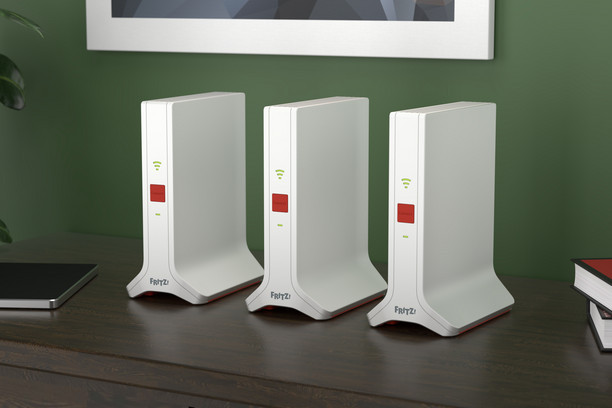 AVM FRITZ!Mesh Set 4200 Edition International 3-pack product in use