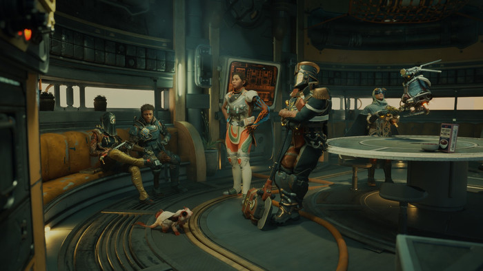 The Outer Worlds 2 Premium Edition PS5 product in gebruik