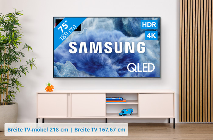 Samsung 75" QLED Q8F 4K (2025) visuelles Coolblue 1
