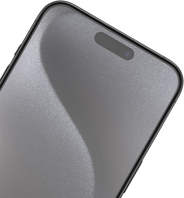 Just in Case Tempered Glass iPhone 15 Pro Max Screen Protector detail