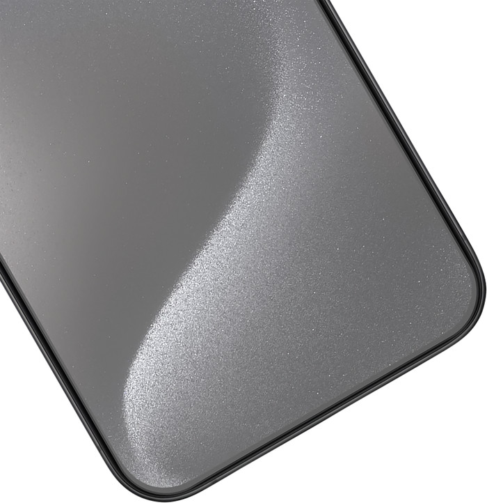 Just in Case Tempered Glass iPhone 15 Pro Max Screen Protector detail