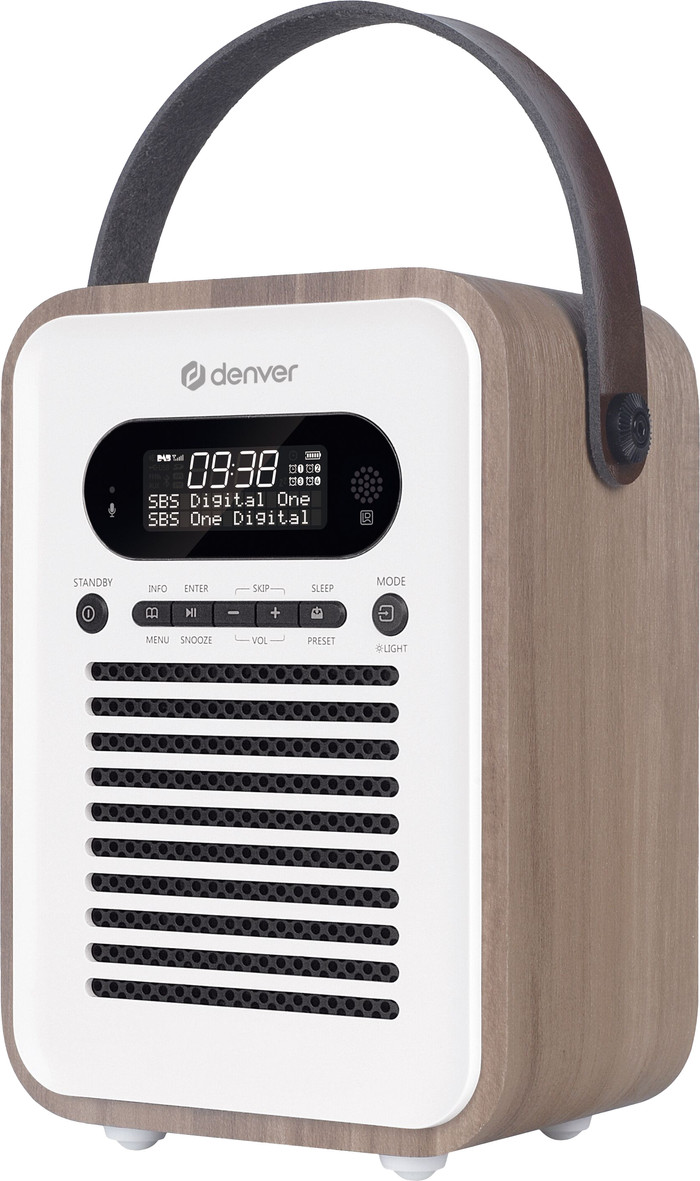 Denver DAB-61 Weiß vorne