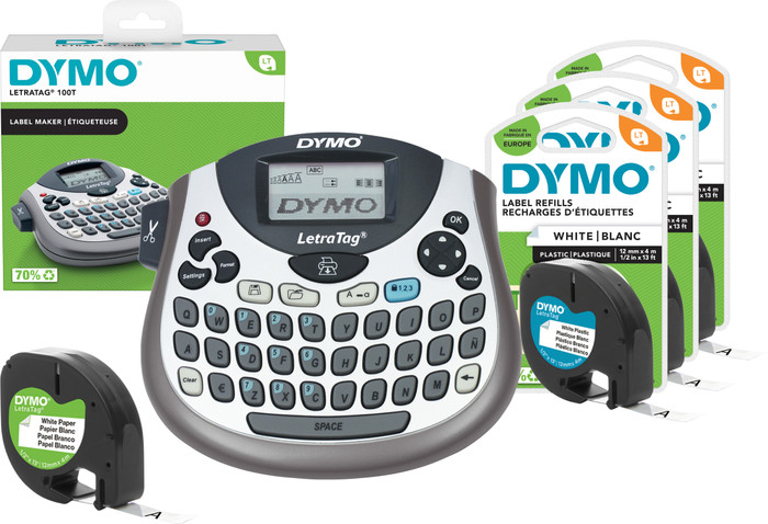 DYMO LetraTag LT-100T Labelprinter Qwerty + 3 extra labels Main Image