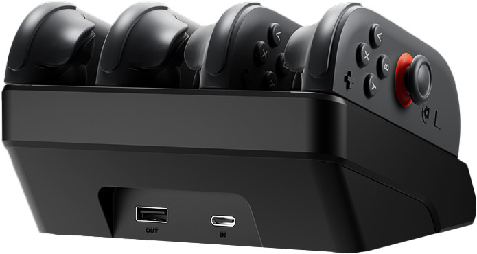 BlueBuilt Ladestation für Nintendo Switch 2 Joy-Cons rückseite