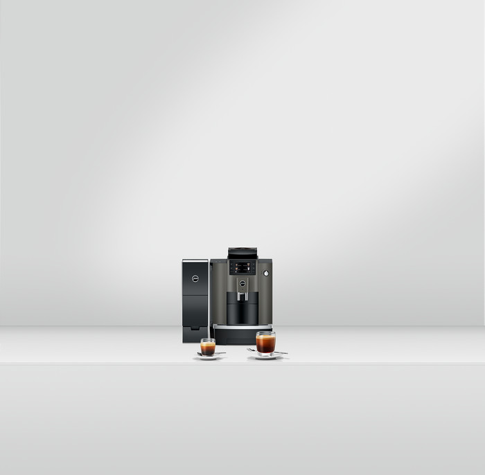 JURA W4 Dark Inox (EA) product in gebruik