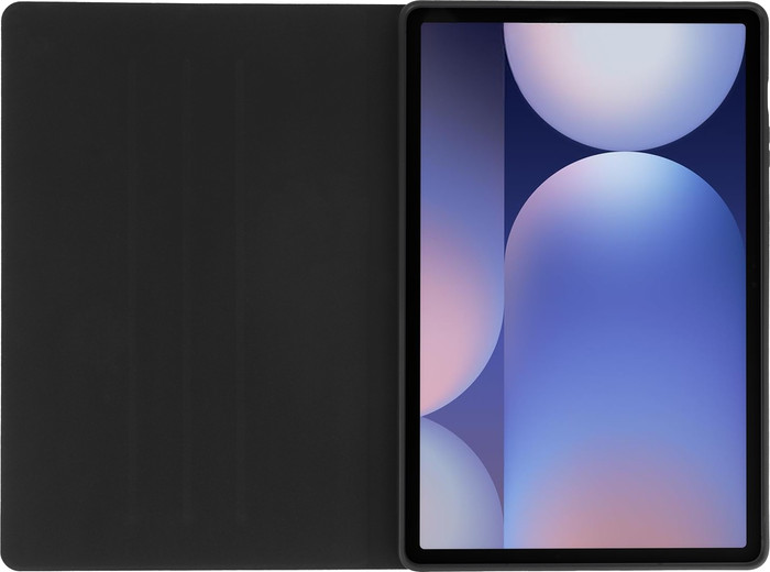 BlueBuilt Samsung Galaxy Tab S10 FE Plus Book Case Zwart voorkant