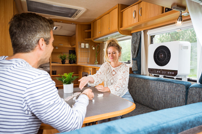 Eurom AC5201 WiFi Caravan and Home Air Conditioner product in use