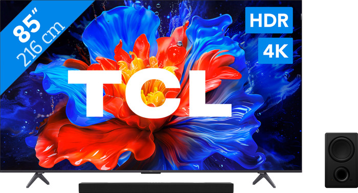 TCL 85" QLED P81K 4K (2025) + TCL Q75H Main Image