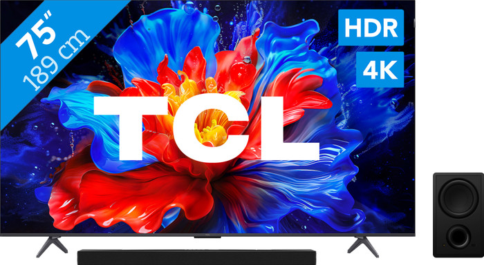 TCL 75" QLED P81K 4K (2025) + TCL Q75H Main Image