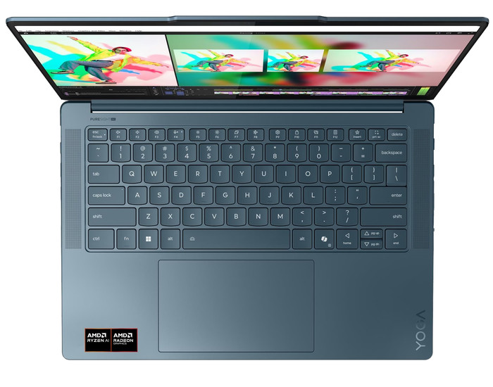 Lenovo Yoga Pro 7 OLED Copilot+ PC 14ASP10 83LX000QMH bovenkant