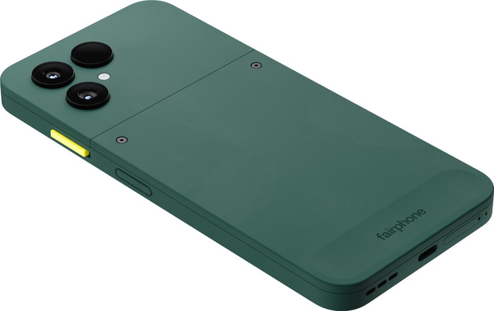 Fairphone 6 256GB Groen 5G + Fairphone 6 Protective Back Cover Groen achterkant