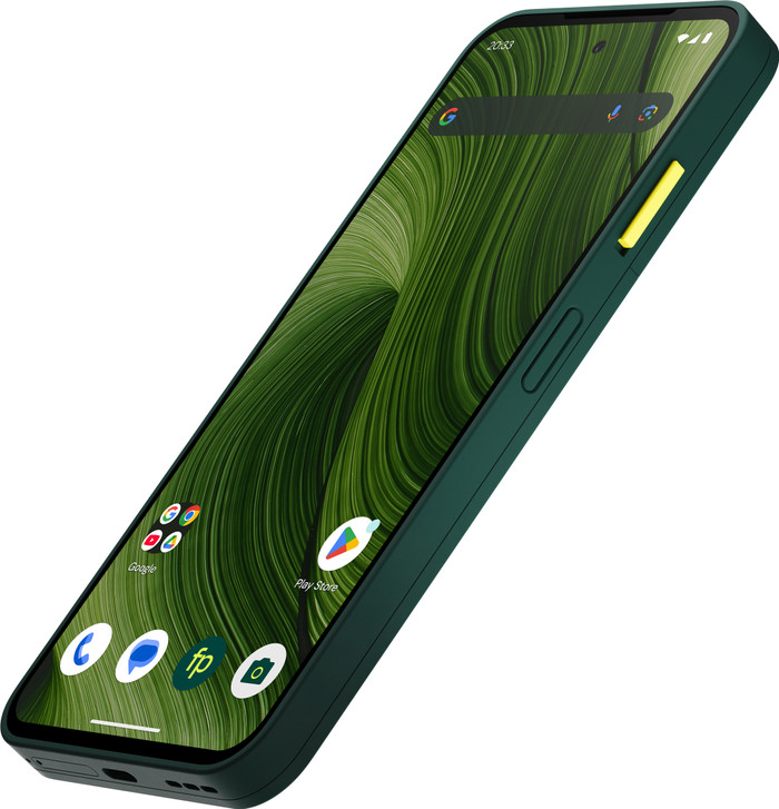 Fairphone 6 256GB Groen 5G + Fairphone 6 Protective Back Cover Groen voorkant