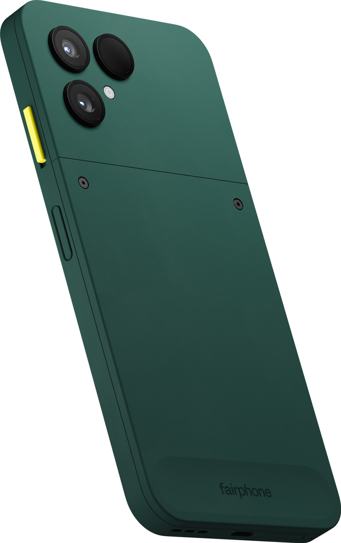 Fairphone 6 256GB Groen 5G + Fairphone 6 Protective Back Cover Groen achterkant