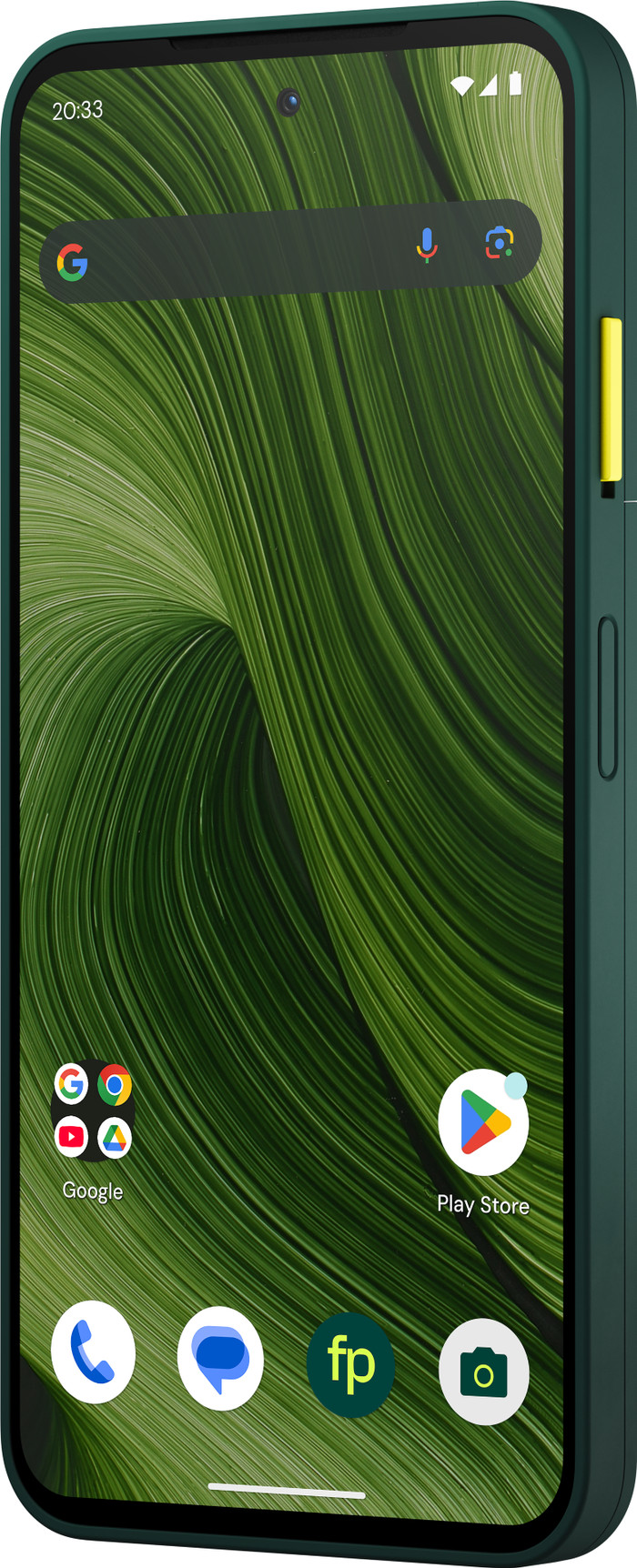 Fairphone 6 256GB Groen 5G + Fairphone 6 Protective Back Cover Groen voorkant